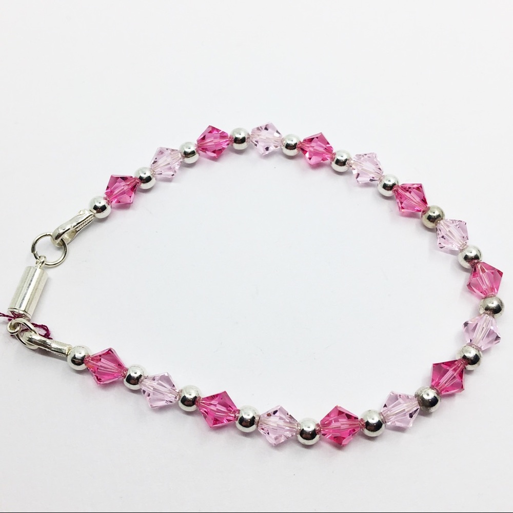 Handmade Swarovski bracelet with magnetic closure